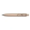 Uni-ball One P Boligrafo Retractil con Punta Fina 0.5mm - Agarre Suave y Comodo - Tinta Color Negro - Cuerpo de Color Marron