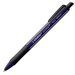 Stabilo Pointball Naturecolors Wildflower Stylo à Bille Rétractable - Tracé 0.5mm - Fabriqué avec 87% de Bioplastique - Grip