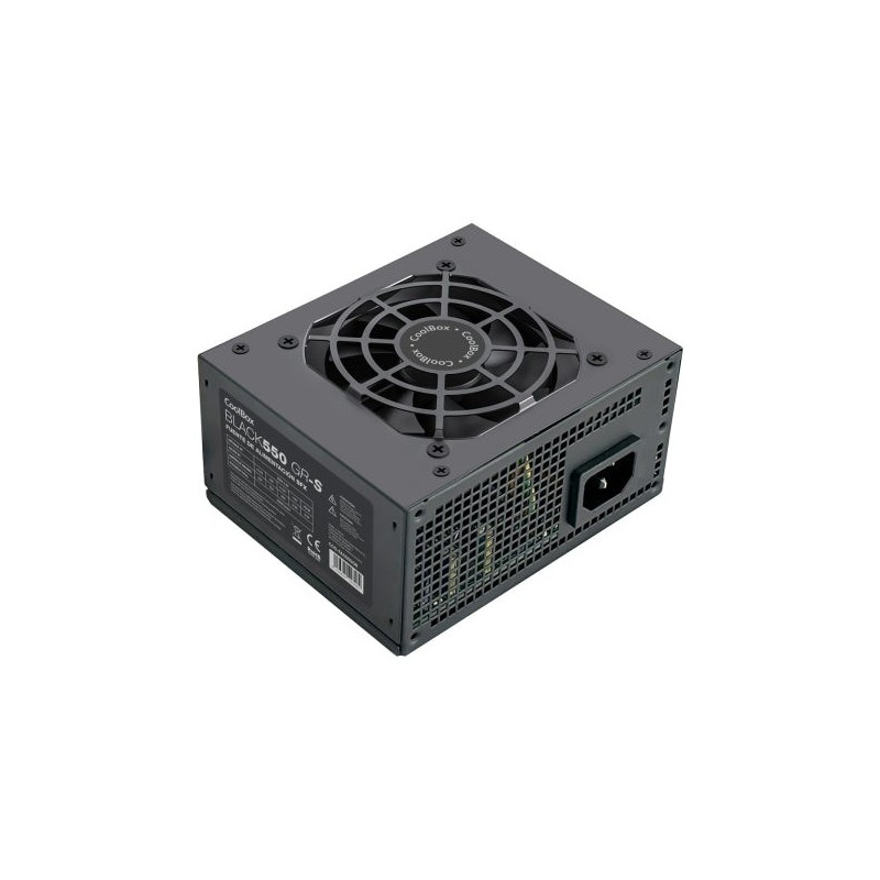 CoolBox BLACK550 GR-S Fuente de Alimentacion 550W SFX - Ventilador 80mm - Color Negro