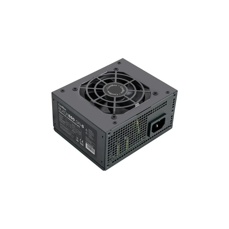 CoolBox BLACK550 GR-S Fuente de Alimentacion 550W SFX - Ventilador 80mm - Color Negro