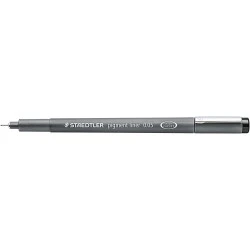 Staedtler Pigment Liner 308 Marcador Calibrado - Traço 0,05mm - Secagem Rápida - Cor Preta