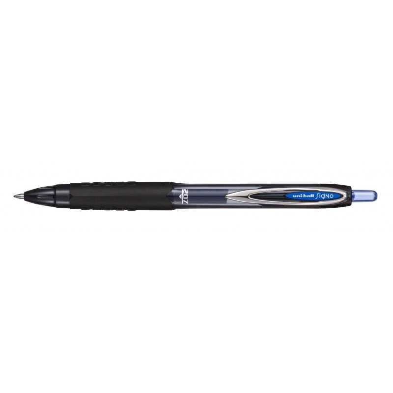 Uni-ball UMN-207E Roller Signo - Punta de Bola 0.7mm - Grip de Caucho Antifatiga - Tinta Pigmentada Resistente a Luz y Agua