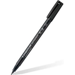 Staedtler Lumocolor Permanent 313 Fine Tip Permanent Marker - Line Width 0.4mm - Quick Drying - Colour Black