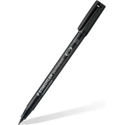 Staedtler Lumocolor Permanent 313 Fine Tip Permanent Marker - Line Width 0.4mm - Quick Drying - Colour Black