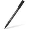 Staedtler Lumocolor Permanent 313 Marqueur Permanent à Pointe Fine - Tracé 0.4mm - Séchage Rapide - Couleur Noir