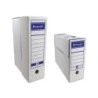 Bismark Permanent Archive Box Folio Size 10x36.5x25.5cm - Corrugated Cardboard - Double Eyelets - White