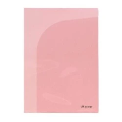 Dohe Double Folder with Two Internal Pockets - A4 Size - Made of Translucent Polypropylene - Inner Pockets for Card and CD