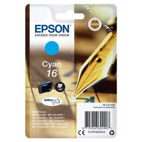 Epson T1622 Tinteiro Ciano Original - C13T16224012