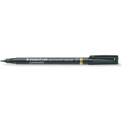 Staedtler Lumocolor Permanent 319 Fine Tip Permanent Marker - 0.6mm Line Width - For Special Applications - Quick Drying