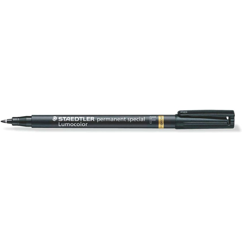 Staedtler Lumocolor Permanent 319 Fine Tip Permanent Marker - 0.6mm Line Width - For Special Applications - Quick Drying