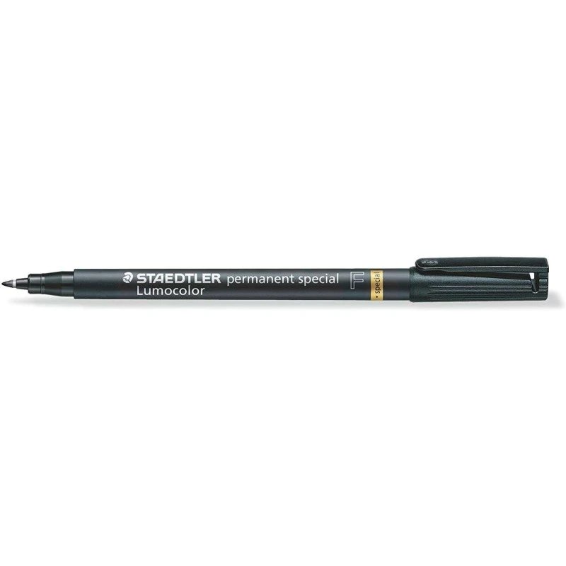Staedtler Lumocolor Permanent 319 Fine Tip Permanent Marker - 0.6mm Line Width - For Special Applications - Quick Drying