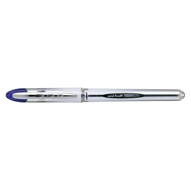 Uni-ball Vision Elite UB-200 Liquid Ink Rollerball - Ball Tip 0.8mm - Anti-Leak System for Travel - Blue