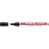 Edding 3300 Marcador Permanente - Ponta Biselada - Traço entre 1 e 5 mm. - Tinta Quase Inodora - Secagem Rápida - Cor Preta