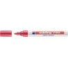 Edding 750 Marqueur Permanent - Pointe Ronde - Tracé entre 2 et 4 mm. - Encre Opaque - Séchage Rapide - Couleur Rouge