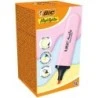 Bic Marking Highlighter Flat Surligneur Fluorescent - Pointe Biseautée - Trait entre 1.20 et 4.60 mm - Encre à Base d'Eau