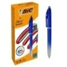 Bic 4 Colours Smooth Gradient Bleu Stylo a Bille Retractable - Pointe Moyenne de 1.0mm - Ecriture 40% plus Douce - 4 Couleurs