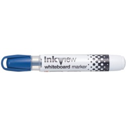 Uni-ball PWB-202 Inkview Whiteboard Marker - Conical Tip 1.8-2.2mm - Transparent Window for Ink Level - Bright Writing and Easy