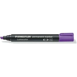 Staedtler Lumocolor 350 Rotulador Permanente - Punta Biselada 2-5mm aprox. - Tinta Base de Alcohol - Secado Rapido - Color