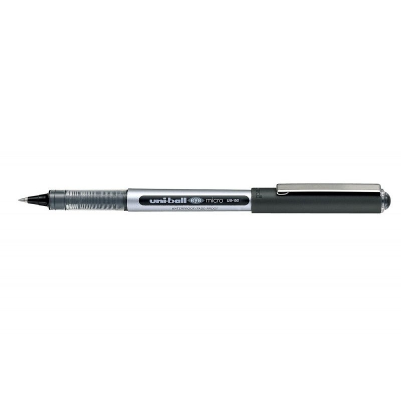 Uni-ball Eye Micro UB-150 Boligrafo de Tinta Liquida - Punta de Bola 0.5mm - Tinta Resistente al Agua y Luz - Sistema de