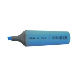 Milan Marcador Fluorescente - Ponta Biselada 1 - 4,8mm - Cor Azul