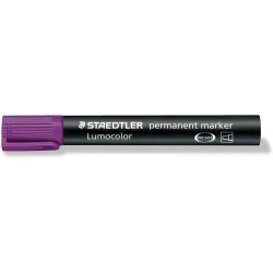 Staedtler Lumocolor 352 Permanent Marker - Round Tip - Approx. 2mm Line Width - Cap with Clip - Quick Drying - Violet