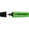 Stabilo Boss 70 Surligneur Marqueur Fluorescent - Trait entre 2 et 5mm - Rechargeable - Encre à Base d'Eau - Couleur Vert