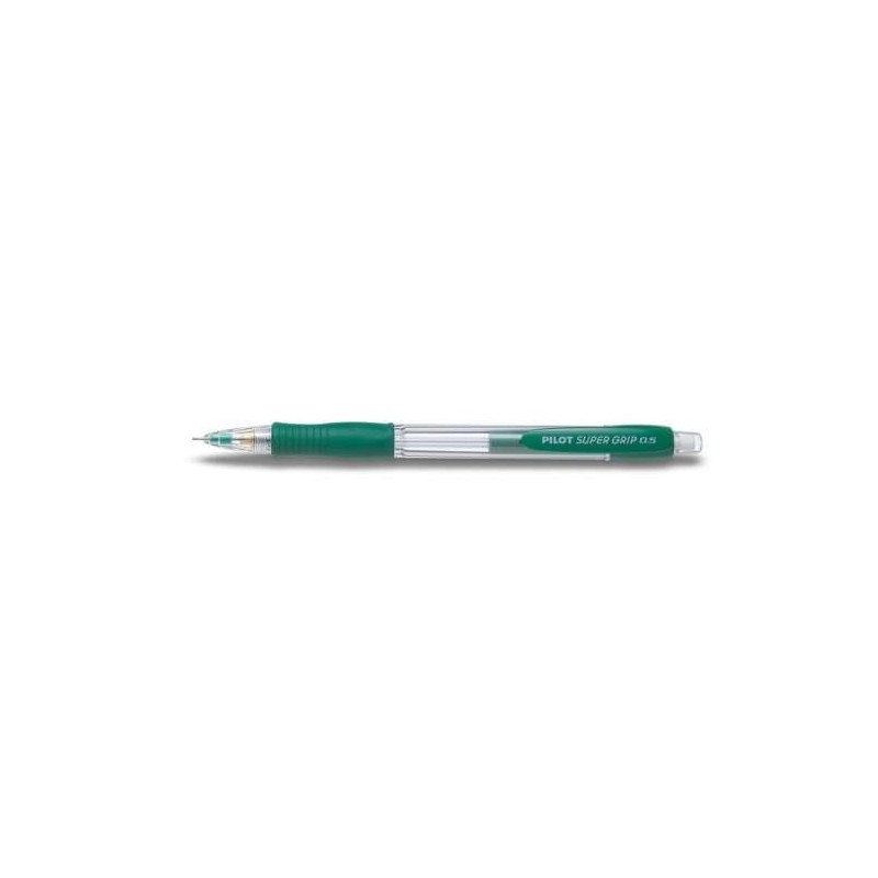 Pilot Lapiseira SuperGrip H185 - Traço 0,5mm - Mina HB - Corpo Verde