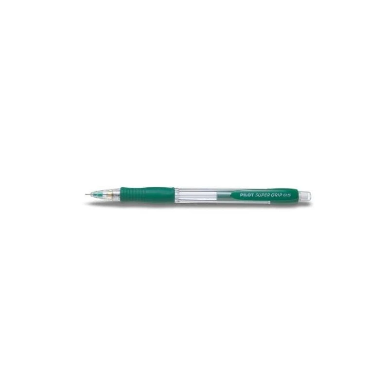 Pilot Portaminas SuperGrip H185 - Trazo 0.5mm - Mina HB - Cuerpo Verde