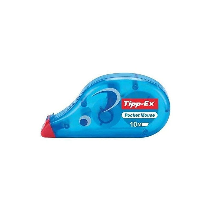 Tipp-Ex Pocket Mouse Correction Tape 4.20mm x 10m - Hard-Wearing - Instant Writing - Protective Cap