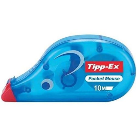 Tipp-Ex Pocket Mouse Correction Tape 4.20mm x 10m - Hard-Wearing - Instant Writing - Protective Cap