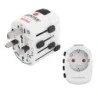 Hama World Travel Pro Universal Travel Adapter - More than 150 Countries - 250V, 7A - White