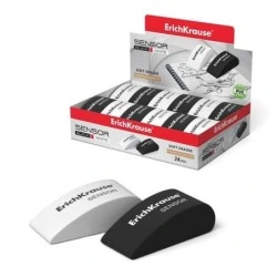 Erichkrause Sensor Borracha - Borracha Termoplástica Hipoalergénica - Sem PVC - Borracha Macia de Forma Original - Cor Branco e