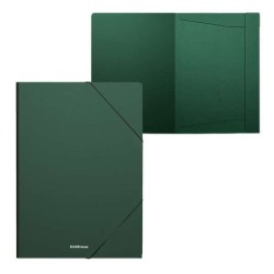 Erichkrause Matt Classic A4 Folder with Flaps - Made of Polypropylene - Green