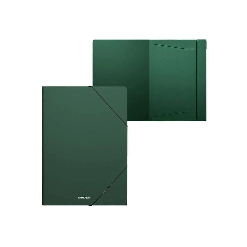 Erichkrause Matt Classic Carpeta Solapas A4 - Fabricada en Polipropileno - Color Verde