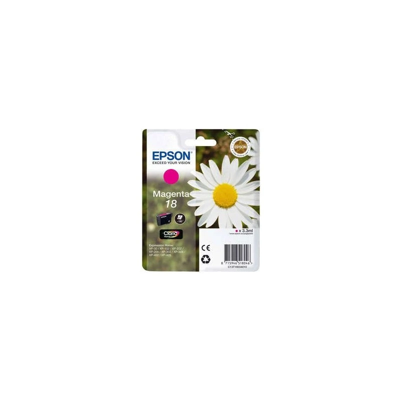 Epson T1803 (18) Tinteiro Magenta Original - C13T18034012