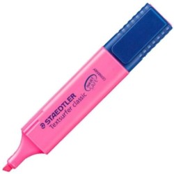 Staedtler Textsurfer Classic 364 Fluorescent Marker - Chisel Tip - Line Width between 1 - 5mm - Water-Based Ink - Colour Pink