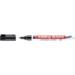 Edding 8404 Marcador Aeroespacial Permanente - Escreve sobre Metal - Ponta Redonda - Traço 0,75mm - Resistente à Água, ao