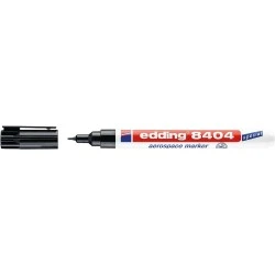 Edding 8404 Marqueur Aerospatial Permanent - Ecrit sur le Metal - Pointe Ronde - Trait 0.75mm - Resistant a l'Eau, a l'Usure et