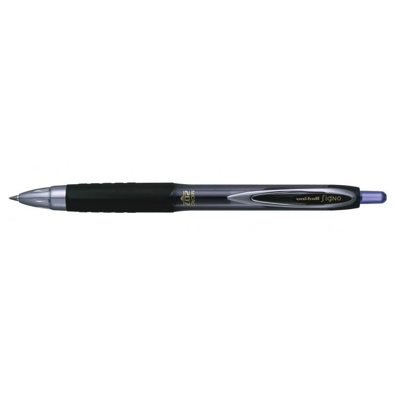 Uni-ball Signo UMN-207 Liquid Ink Rollerball - 0.5mm Ball Tip - Anti-Fatigue Rubber Grip - Pigmented Ink Resistant to Light and