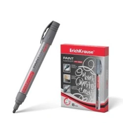 Erichkrause PT-350 Paint Marker - Bullet Tip - 1.5-2.5mm Line Width - Valve Ink Feed System - Hard-Wearing Aluminium Body