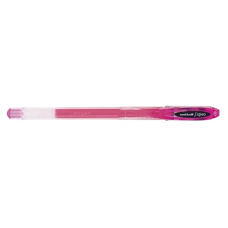 Uni-ball Signo UM-120 Gel Ink Ballpoint Pen - 0.7mm Ball Point - Water and Light Resistant Ink - Pink