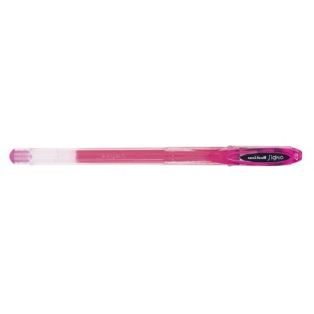 Uni-ball Signo UM-120 Stylo à Bille à Encre Gel - Pointe Bille 0.7mm - Encre Résistante à l'Eau et à la Lumière - Coloris Rose