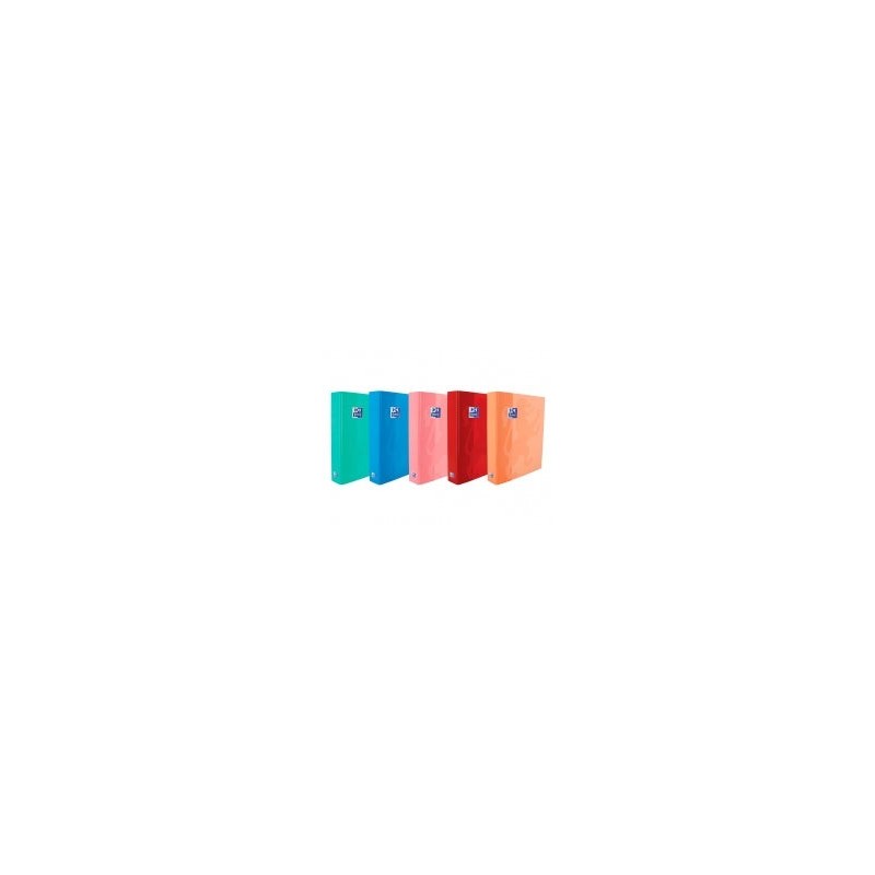 Oxford Classic Ring Folder A4+ Format - Glossy Extra Hard Cover - 25mm D-Shaped Rings - Assorted Colours