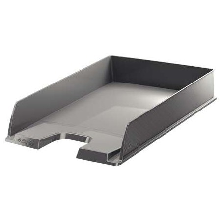 Esselte Europost Document Tray - Vertical Format - A4 - Space for Identification Label - Grey