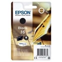 Epson T1621 Black Ink Cartridge Original - C13T16214012