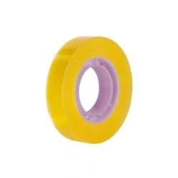 Milan Transparent Adhesive Tape - Size 12mm x 33m - Transparent Yellow