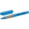 Bic Highlighter Grip Highlighter - Water-Based Ink - Chisel Tip - 1.60 to 3.30 mm Line Width - Blue