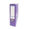 Elba Rado Top Folio Lever Arch File - 80mm Spine - Plastic Covered Exterior - Paper Interior - Lilac