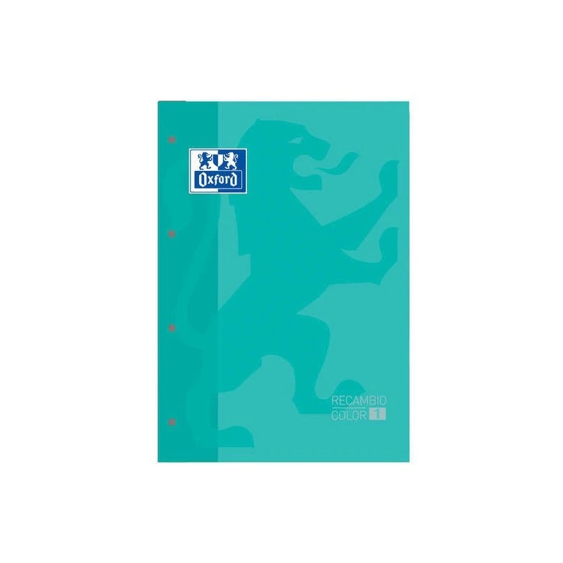 Oxford School Classic Refill Notebook - A4 Size - Soft Cover - Glued Binding - 5x5 Grid - 80 Sheets - Ice Mint