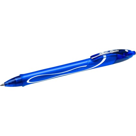 Bic Gel-Ocity Quick Dry Stylo Gel Rétractable - Pointe Moyenne de 0.7 mm - Encre Gel - Anti-Taches - Séchage Ultra Rapide